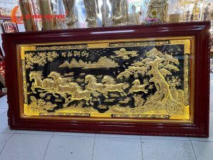 Tranh mã đáo thành công bằng đồng đèn LED