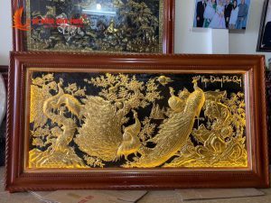 Tranh đồng ngọc đường phú quý