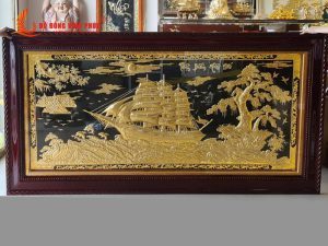 Tranh thuận buồm xuôi gió bằng đồng, cách treo tranh thuận buồm xuôi gió chuẩn phong thủy