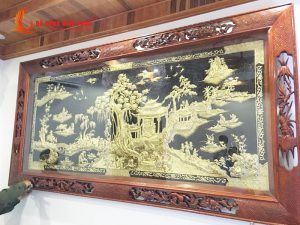 Tranh đồng quê bằng đồng giá rẻ