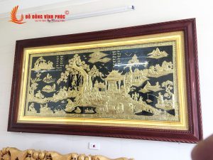 Tranh đồng quê bằng đồng
