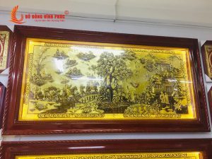 Xưởng sản xuất tranh Vinh Quy Bái Tổ bằng đồng